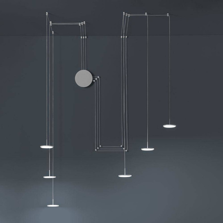 Lampa Wisząca MYSTERY 6 Kol. Biały 3000K (0073.35.BI) - Vivida
