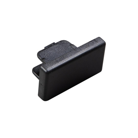 Zasilanie + Zaślepka Do Szynoprzewodu Czarny 1-Obwodowy (ML2141) - Milagro