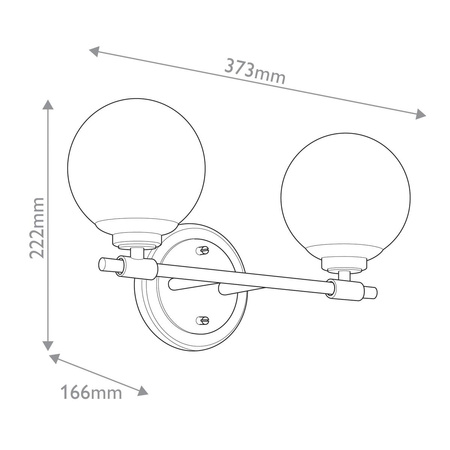 Kinkiet Benno - 2 źródła światła - Szampański brąz (KL-BENNO2-CPZ) - Elstead Lighting