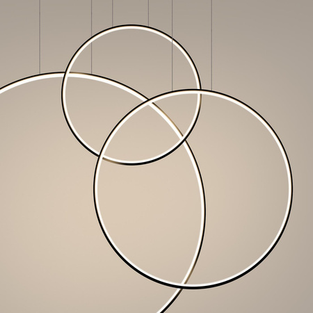 Lampa wisząca RIO 3 55/78/110 czarna LED 3000K (TH.540) - Thoro Lighting