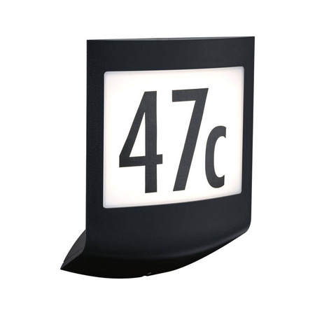 Oprawa elewacyjna PADEA LED SH Zigbee 8.2W 550lm DIM IP44 2200-3000K 230V antracyt tworzywo sztuczne (PL94509) - PAULMANN