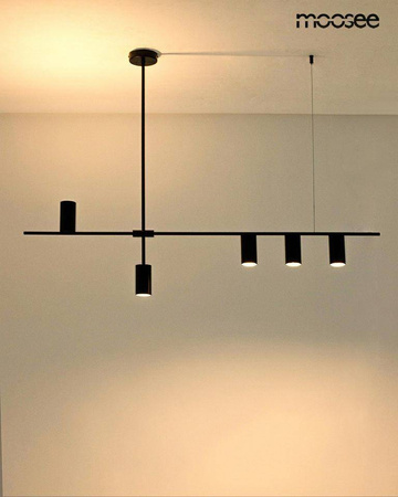 Lampa wisząca MODERNO czarna (MSE1501100334) - Moosee