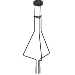 Lampa wisząca no. Vi 3 - Czarna (1154 mm)   (5140) - Shilo