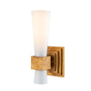 Kinkiet Kristy - 1 źródło światła - Przecierane złoto (KRISTY-1WB-DG-OPAL) - Elstead Lighting