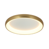 CEILING LIGHT 60W 3000K ALUMINUM & ACRYLIC DIMMABLE ANTIQUE GOLD BRASS (2058 Zambelis) - Zambelis