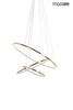 Lampa wisząca RING SLIM S złota (MSE1501100161) - Moosee