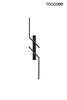 Minimalistyczny czarny kinkiet MAISON 60 (MSE1501100411) - Moosee