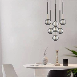 Lampa wisząca ARCTURUS czarno-złota (P0574-07F-SDFZ) - Zuma Line