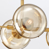 Lampa wyspowa Nottingham - 6 źródeł światła - Antyczny mosiądz (QN-NOTTINGHAM-6LP-AB) - Quintiesse