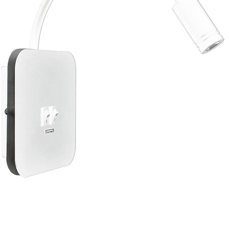 Lampka nocna BASE 8W+2W WHITE (ML6351) - Milagro