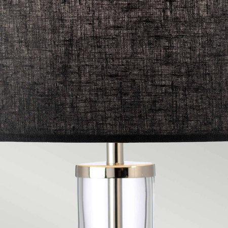 Lampa stołowa Orb (ORB-CLEAR-PN-BLK) - Elstead Lighting