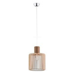 lampa wisząca 1 pł. mniejszy walec PORTORYKO jasny brąz 1 x E27/60W ARGON 3667 - żyrandol