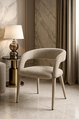 MaMaison krzesło IRIS beżowe (MM1501100301) - MaMaison