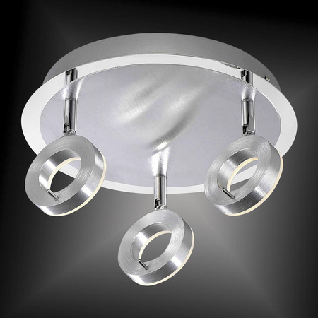 SILEDA LAMPA SUFITOWA ALUMINIUM (6788-96) - Paul Neuhaus