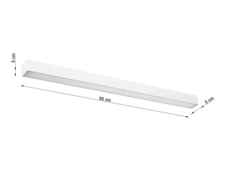 Lampa sufitowa PINNE 90 biały 3000K (TH.059) - Thoro Lighting