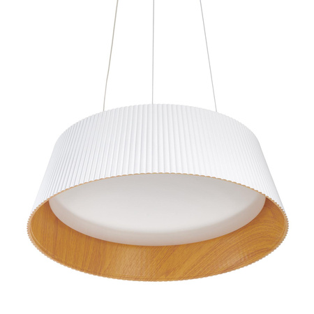 Lampa wisząca z efektownym kloszem FRILL LED biała 45 cm (ST-DL6487-WH) - Step into Design