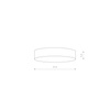 Plafon LID ROUND LED 35W (10408) - Nowodvorski