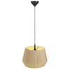 Lampa wisząca z bawełnianym abażurem DICTE Nordlux E27 60W Tekstylia Beżowy