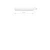 Lampa sufitowa STRAIGHT CEILING LED  S (7597) - Nowodvorski