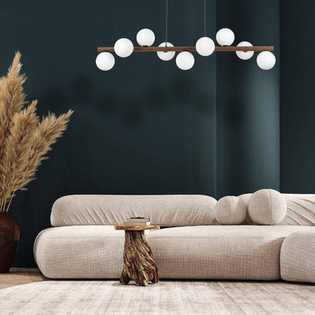 Lampa wisząca ESTERA WOOD ORZECH 9 PŁ (10273) - TK Lighting