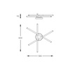 Lampa sufitowa LAUTARO czarna (1006) - Zuma Line