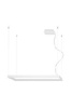 Lampa wisząca TUULA M biały LED 4000K (TH.162) - Thoro Lighting