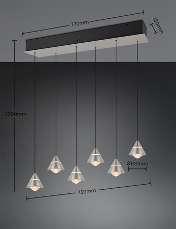 Kaskadowa lampa wisząca ROMEO (337010607) - Trio