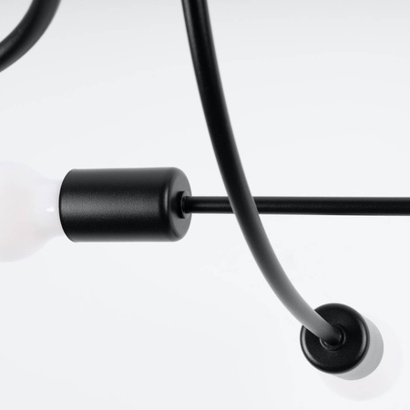 Żyrandol LEVAR 6 czarny (SL.1456) - Sollux Lighting