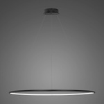 Lampa wisząca Ledowe Okręgi No.1 120cm 4k czarna Dali (LA073/P_120_in_4k_black_Dali) - ALTAVOLA DESIGN