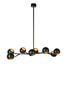 Lampa wisząca Edgar  8L Black (108852) Markslojd