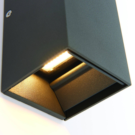 Kinkiet Glover CCT 2lt wall IP44 5.5W (79196) - Saxby