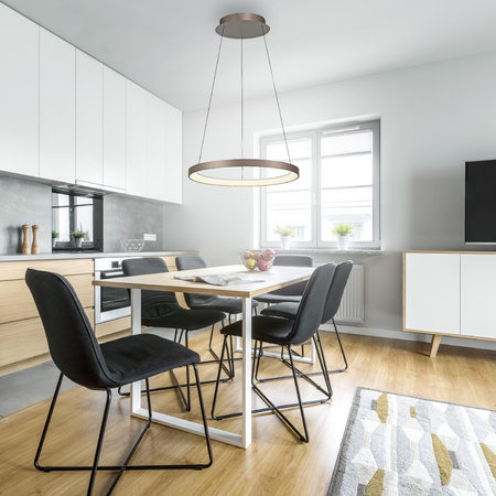 HOOP LAMPA WISZĄCA KAWOWY (2851-36) - Paul Neuhaus