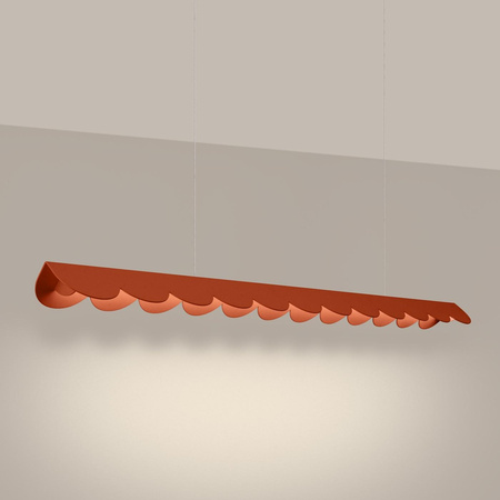 Lampa wisząca BISCUIT ochra czerwona LED 3000K (TH.558) - Thoro Lighting