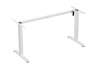 Elektrycznie regulowany stelaż do biurka z ładowarką USB Control Flex+ Biały (LV0740) - LVN SYSTEM