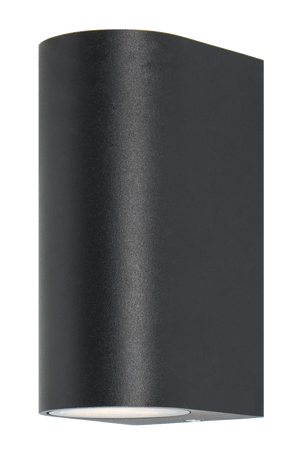 HARMONIA LAMPA ZEWNĘTRZNA KINKIET CZARNY/BLACK (SJ20210-2W) - Zuma Line