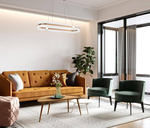 Lampa wisząca Sopla (PND-63728-56W-3K-GD) - Italux