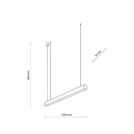LUXE WHITE CCT LAMPA WISZĄCA (18174) - TK Lighting