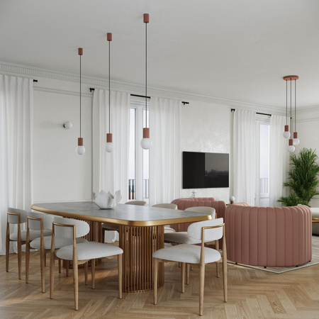 Lampa biurkowa HALO mocca (SL.1736) - Sollux Lighting