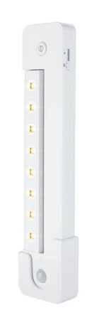 SmartLight oprawa szafkowa z czujnikiem IR 25cm LED 3x1,5V AA Chrom Mat plastik (PL70638) - PAULMANN