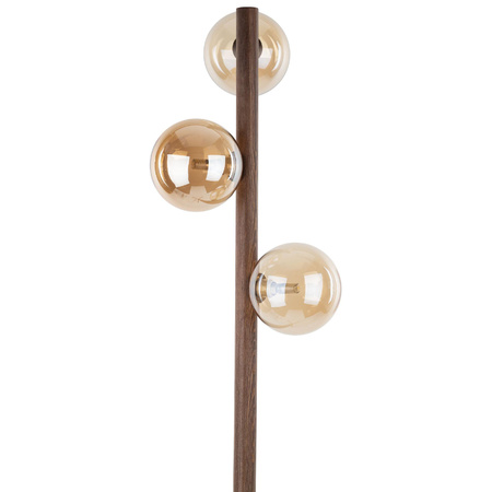 ESTERA WOOD ORZECH BURSZTYN LAMPA PODŁOGOWA 3XG9 (16151) - TK Lighting