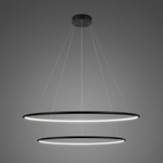 Lampa Ledowe Okręgi No.2 czarna 80cm 3k (LA074/P_80_in_3k_black) - ALTAVOLA DESIGN