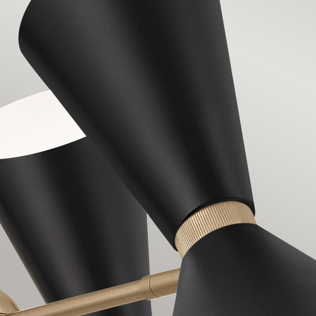 Żyrandol Phix - 6 źródeł światła - Szampański brąz (KL-PHIX-3-CBB) - Elstead Lighting