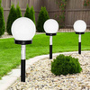 LAMPKA OGRODOWA SOLARNA CZARNA PLASTIK (EKO4826) - Eko-Light