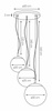 Lampa wisząca ALUR 3 (10734302) - Kaspa