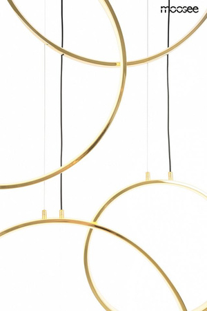 MOOSEE lampa wisząca CIRCULO SIX złota (MSE1501100603) - Moosee