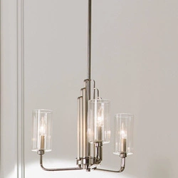 Żyrandol Kimrose - 3 źródeł światła - Polerowany nikiel (QN-KIMROSE3-PN) - Quintiesse