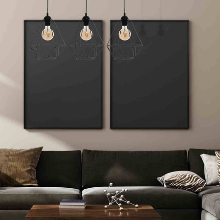 Lampa wisząca BASKET BLACK 3xE27 (MLP7215) - Milagro