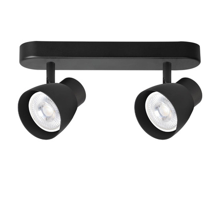 Dravo 2 spot czarny 2xGU10 (LP-9523/2WS BK) - Light Prestige