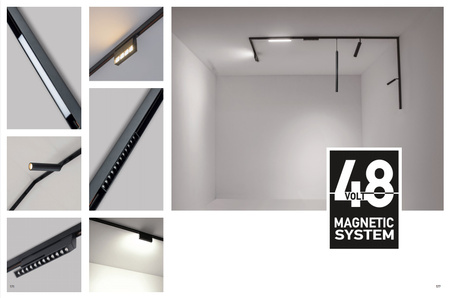 Listwa magnetyczna wpuszczana 3m biała (2084W-3) - Zambelis