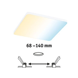 Panel podtynkowy Veluna VariFit Moon200x200mmTune 15,5W biały 230V (PL79958) - PAULMANN